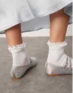 Libra embellished Mary Jane in Grey
