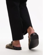 Beck clog in leopard print